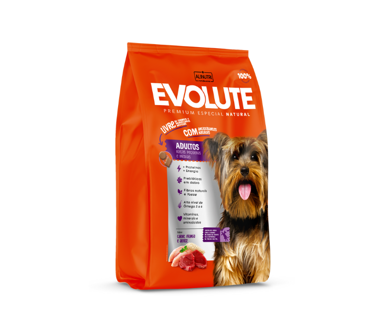 Evolute Premium Especial Adultos Raças Pequenas e Médias