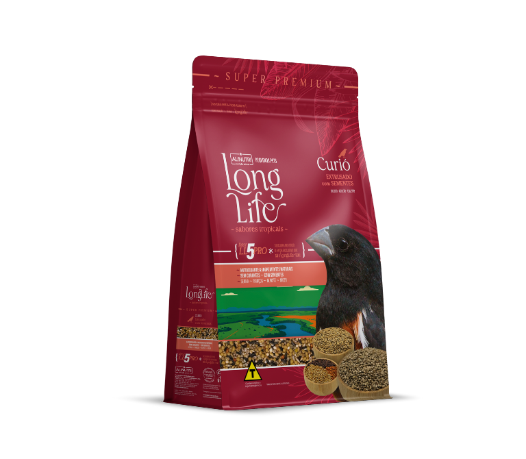 Long Life Pequenos Pets Curió com sementes