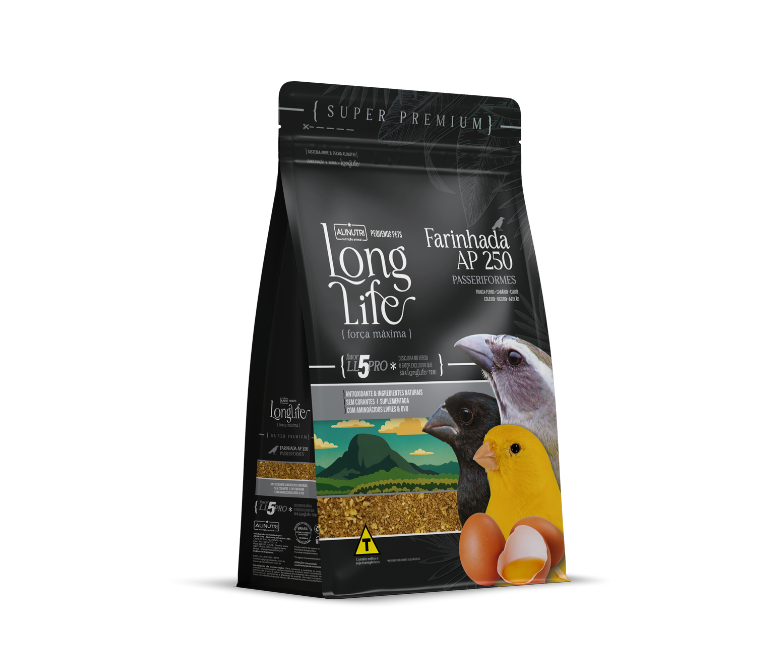 Long Life Pequenos Pets Farinhada Passeriformes AP 250