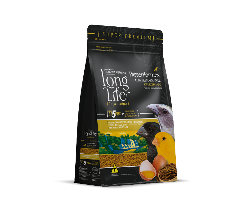 Long Life Pequenos Pets Passeriformes Alta Performance