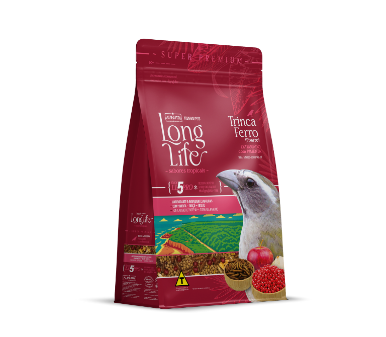 Long Life Pequenos Pets Trinca-ferro com Pimenta