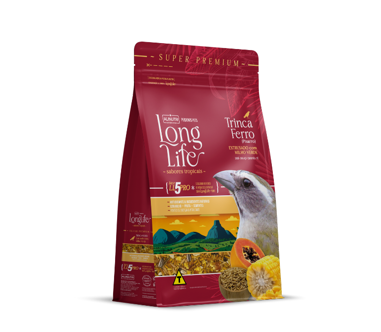 Long Life Pequenos Pets Trinca-ferro com Milho Verde