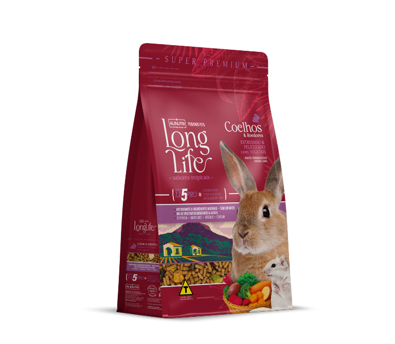 Long Life Pequenos Pets Coelhos e roedores com vegetais