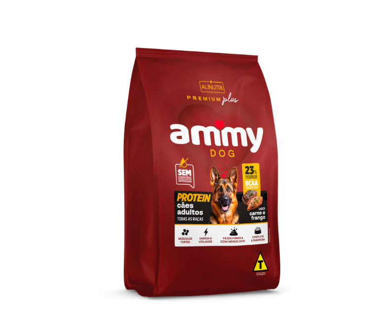 Ammy Dog Premium Plus Adultos Protein BCAA