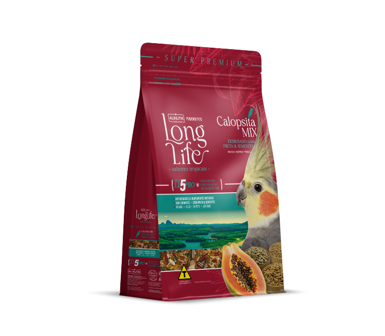 Long Life Pequenos Pets Calopsita Mix