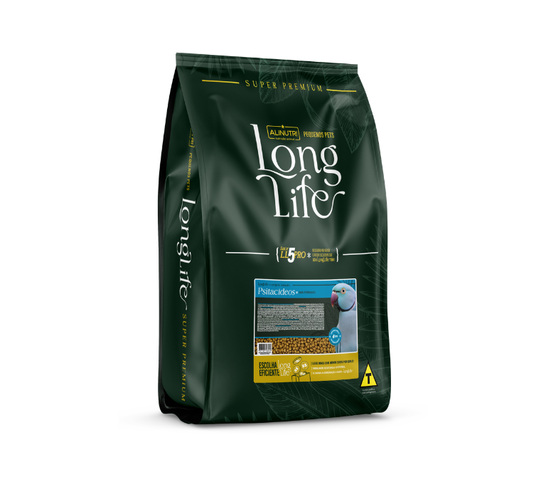 Long Life Pequenos Pets Psitacídeos – Médio